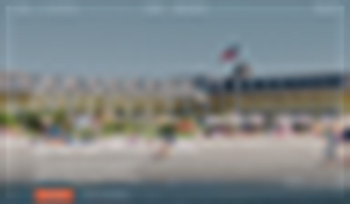Blurred preview of an in-progress boutique hotel website