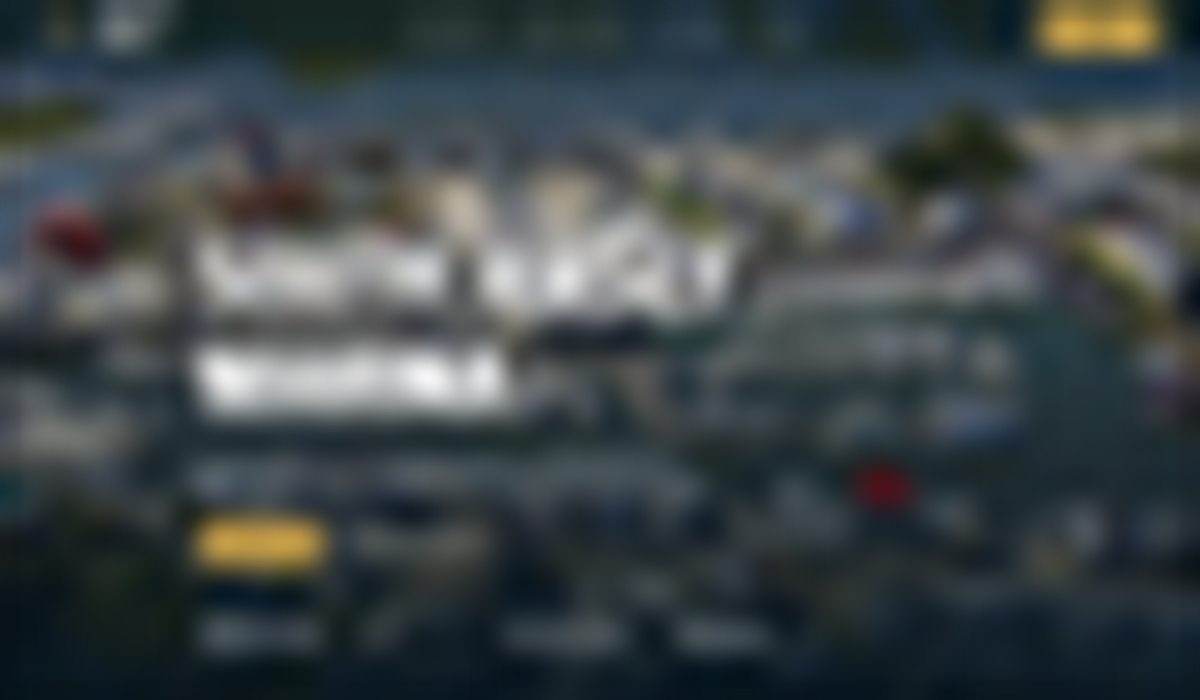 Blurred preview of an in-progress marina website
